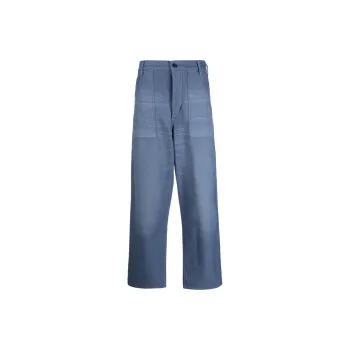 Polo Ralph Lauren Button Detailed Wide Leg Jeans