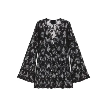 GIVENCHY SS24 Long Sleeved Dress Women's Black