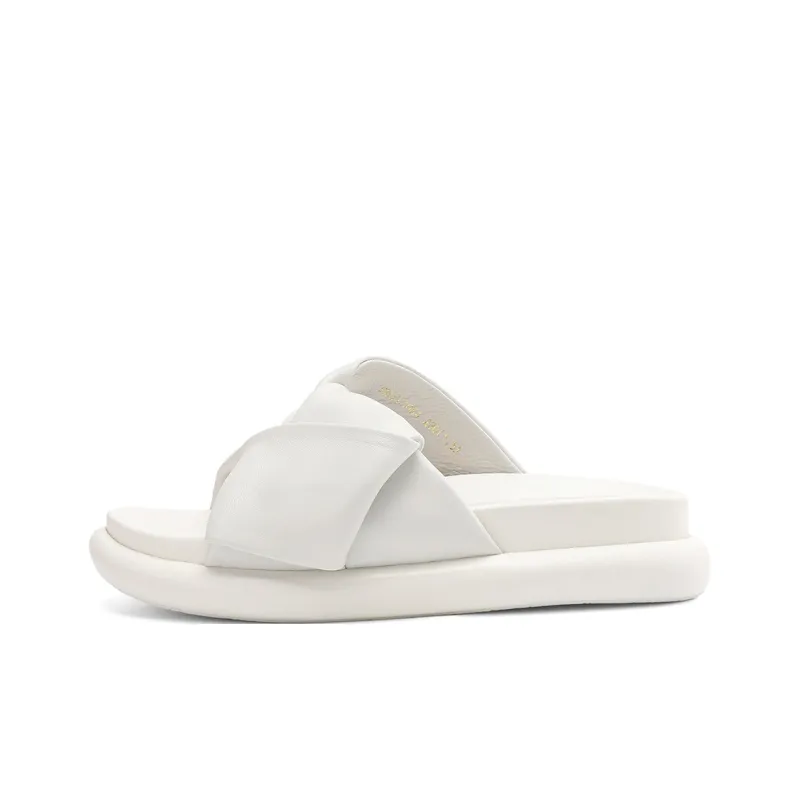Rosa Bianca PU Polyurethane Abrasion Resistant Slide Slippers Women's-0