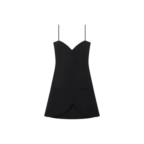 COURREGES V-Neck Backless Dress