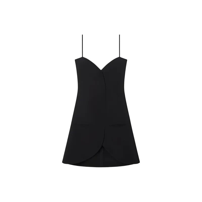 COURREGES V-Neck Backless Dress-0