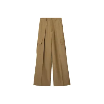 Burberry Pleated Cargo Trousers