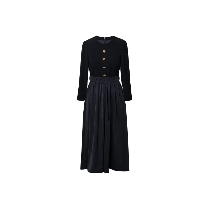 ROEYSHOUSE Long Sleeved Dresses Women's Black-0