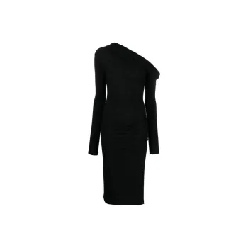 Elisabetta Franchi Long-Sleeved Dresses Women's Black