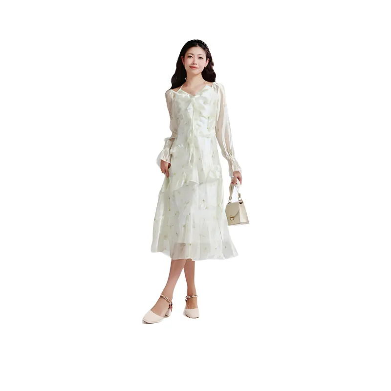 MIXMAX Long-Sleeved Dresses Women's-0