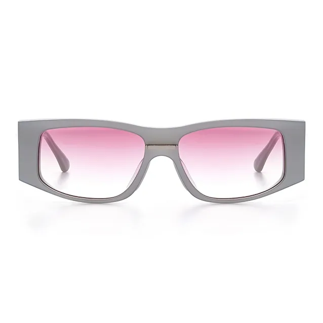 THE OWNER Plate Frame Square Sunglasses Unisex-14