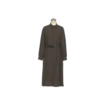 Sacai Barneys New York Silver Seat Flagship Store 20th Anniversary Commemoration Series Long-Sleeved Dresses Women's Khaki
