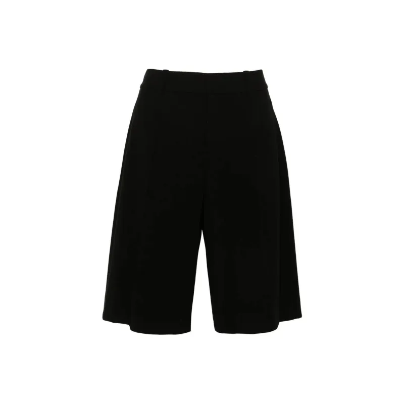 VINCE Low rise Pintuck Shorts-0