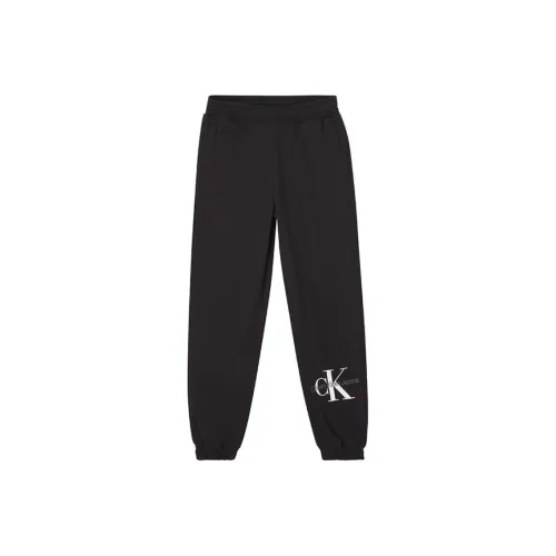 CALVIN KLEIN Knitted Sports Pants Women's Black