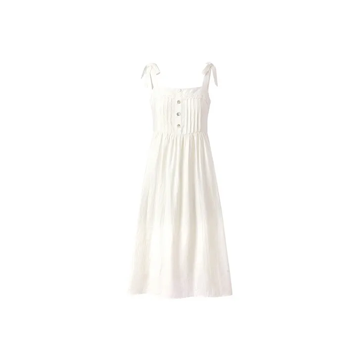 LEDIN Slip Dresses Women's Ecru-0