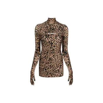 Vetements Long Sleeved Dresses Women's Orange