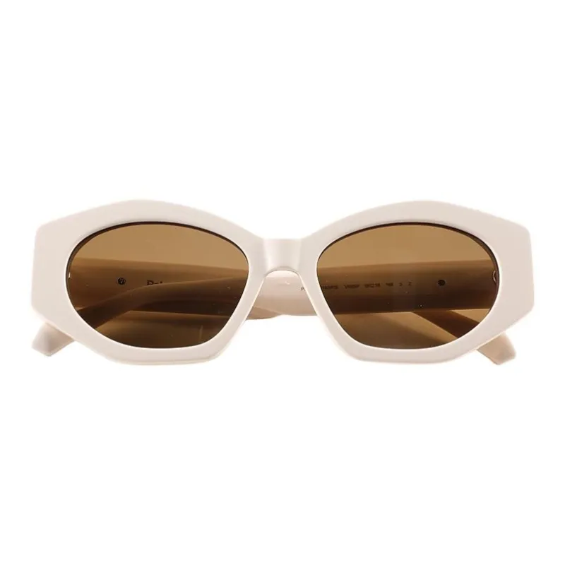 Polaroid Plate Frame Irregular Shape Sunglasses Unisex-5