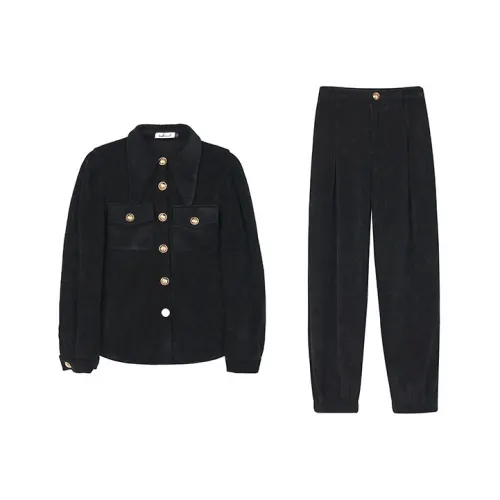 Leather Cat Casual Suits Women's