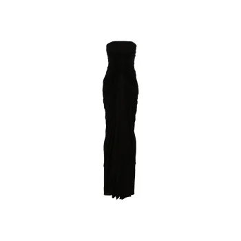 RICK OWENS Radiance Ruched Cotton Gown