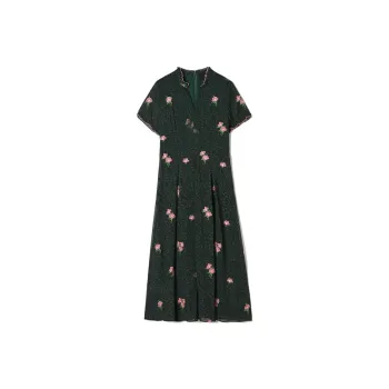 Mapping Short Sleeved Dress Women's Green
