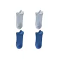 Men's-4 Pack (Blue Gray 2+Denim Blue 2)