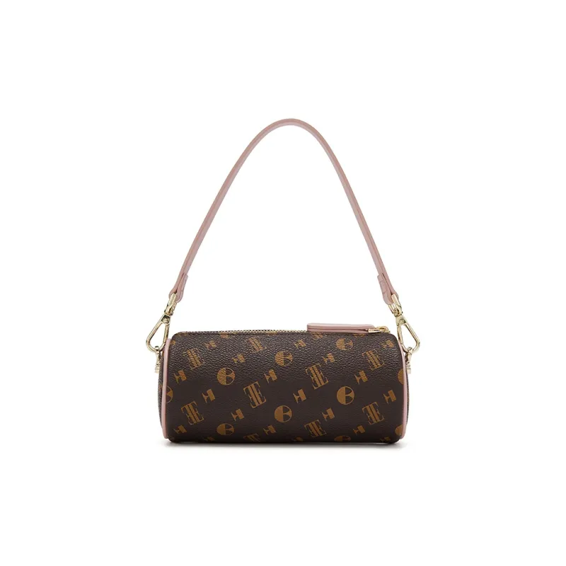 ELLE Synthetic Leather Cylinder Bag, Shoulder Bag Women's Multicolor-12