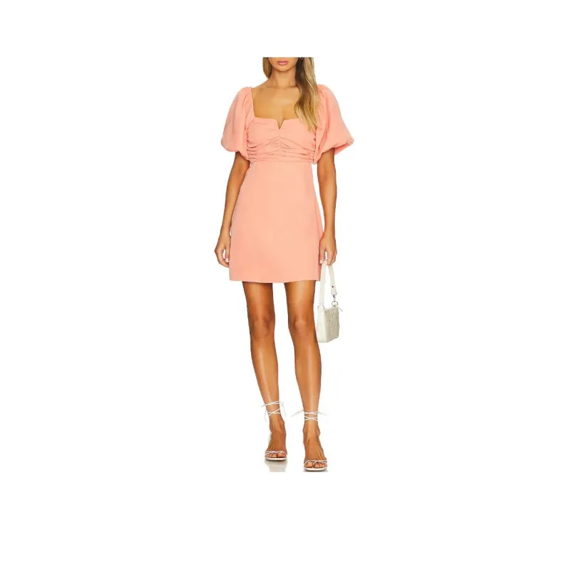BCBGENERATION Short Sleeved Dresses Women's Peach Pink-0
