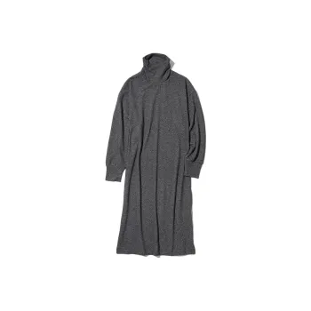 UNIQLO Long-Sleeved Dresses Women's Dark Gray