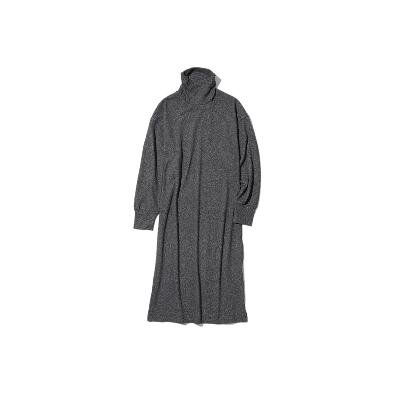 UNIQLO Long-Sleeved Dresses Women's Dark Gray-0