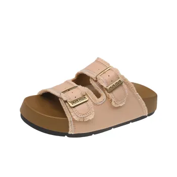 LXVB Rubber Sole Slip Resistant Slide Slippers Women's
