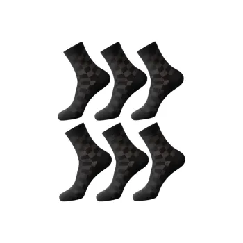 LUYOUYE Mid Calf Socks Men's 6 Pack
