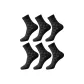 100% cotton ①: Black 6 Pack
