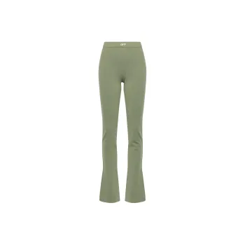 OFF-WHITE Sleek Split Leggings 'Green'