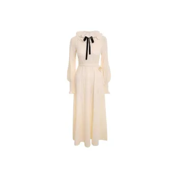 Zimmermann FW23 Long-Sleeved Dresses Women's Cream