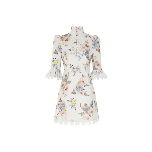 Zimmermann Short-Sleeved Dresses Women's White