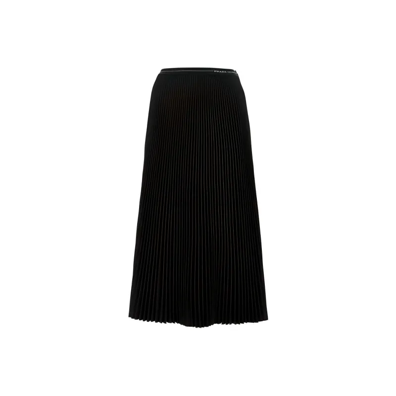 PRADA Casual Long Skirts Women's Black-0