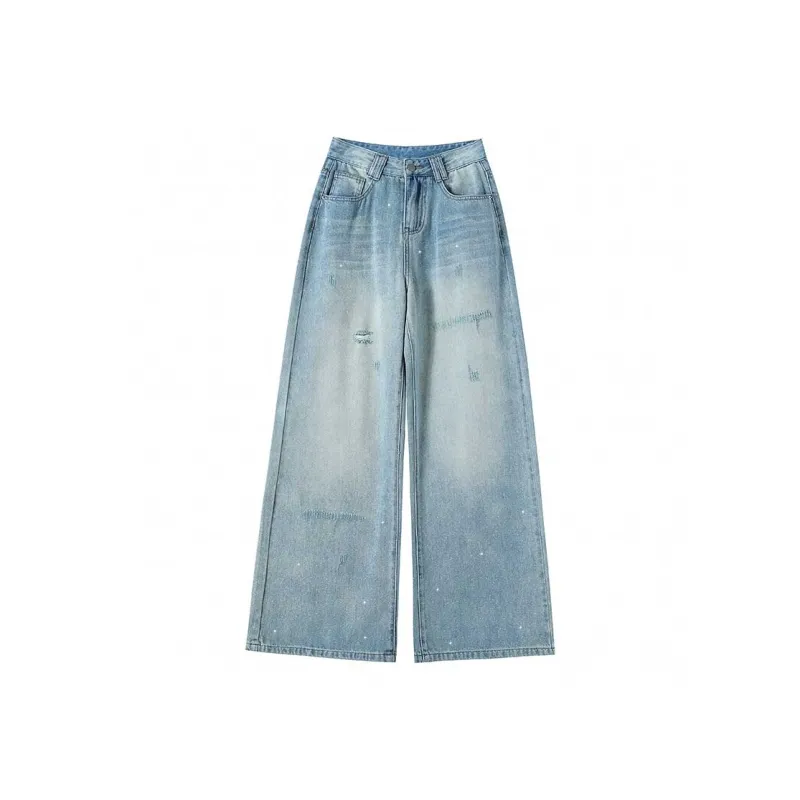 FAWENXIANGZI Jeans Women's Blue-0