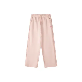 FILA FUSION Knitted Sweatpants Women's Berry Pink