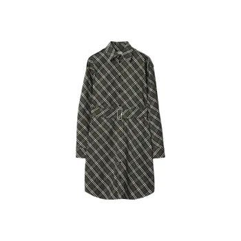 Burberry SS25 Long Sleeved Dress Women's Brown