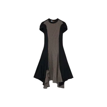 LOEWE SS25 Short Sleeved Dress Women's Black