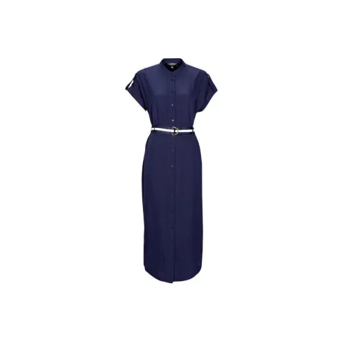 Polo Ralph Lauren Short Sleeved Dress Women's Blue