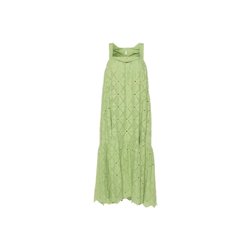 Dorothee Schumacher Broderie Anglaise Maxi Dress-0
