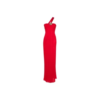 Blumarine One shoulder Maxi Dress