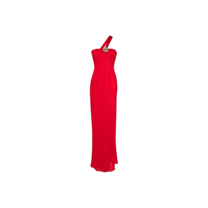 Blumarine One shoulder Maxi Dress-0