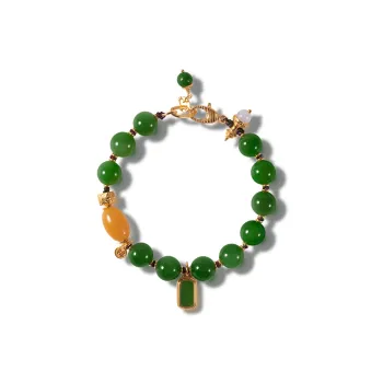 RIXIANGWAN Bracelets Jasper Unisex
