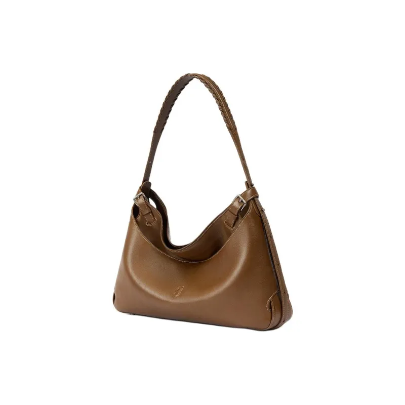 KUNOGIGI Cow Leather Shoulder Bag Large Size Unisex Multicolor-5