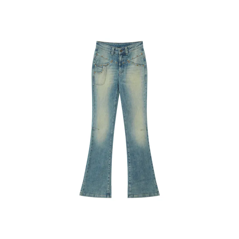 RUNTOTHEFUTURE Jeans Women's Vintage Blue-0