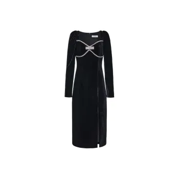 TAMMY TANGS Long Sleeved Dresses Women's Black