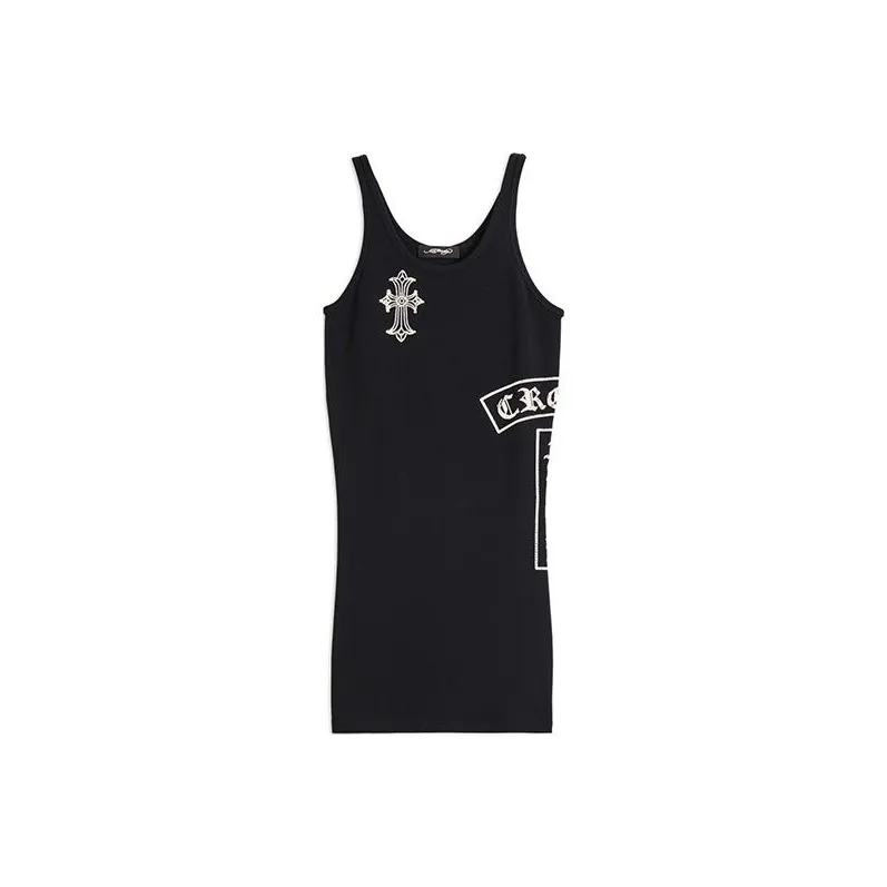 Ed Hardy SS24 Sleeveless Dress Women's Black-0
