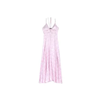 Maje Paisley-print Satin Maxi Dress
