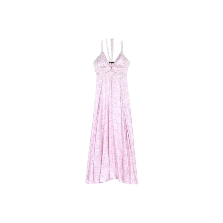 Maje Paisley-print Satin Maxi Dress-0