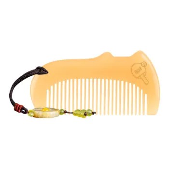 Cow Daddy Horn Comb For Women's Long Hair, Kids' Small Comb, Cute And Portable Hairbrush Comb Head