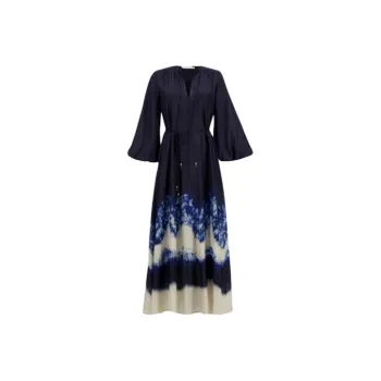 Zimmermann Junie Billow V-Neck Maxi Dress