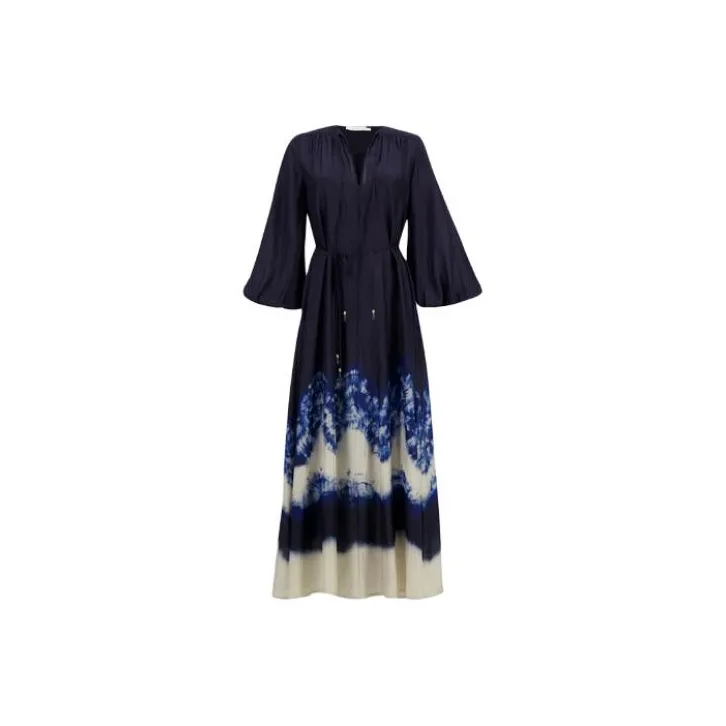 Zimmermann Junie Billow V-Neck Maxi Dress-0