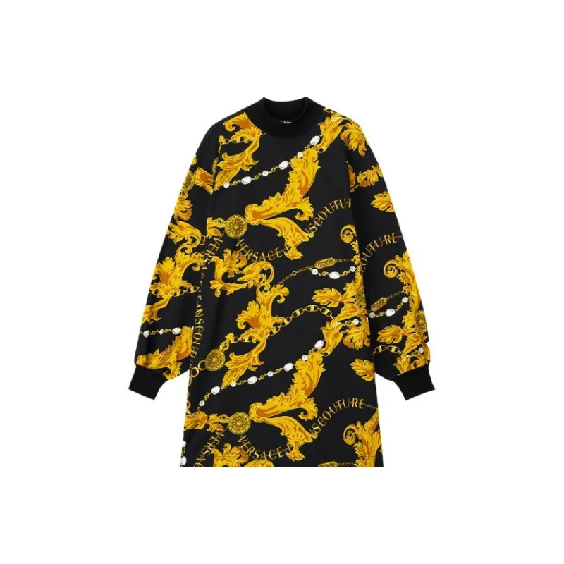 VERSACE JEANS COUTURE FW23 Long Sleeved Dress Women's-0